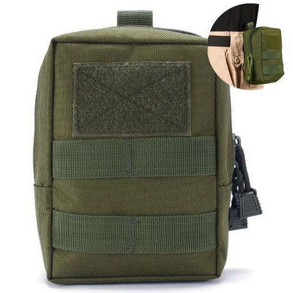 Підсумок Mini-IFAK ОЛИВА міні (11x15x6) на MOLLE, Нейлон 600D, з термоізоляцією EPE